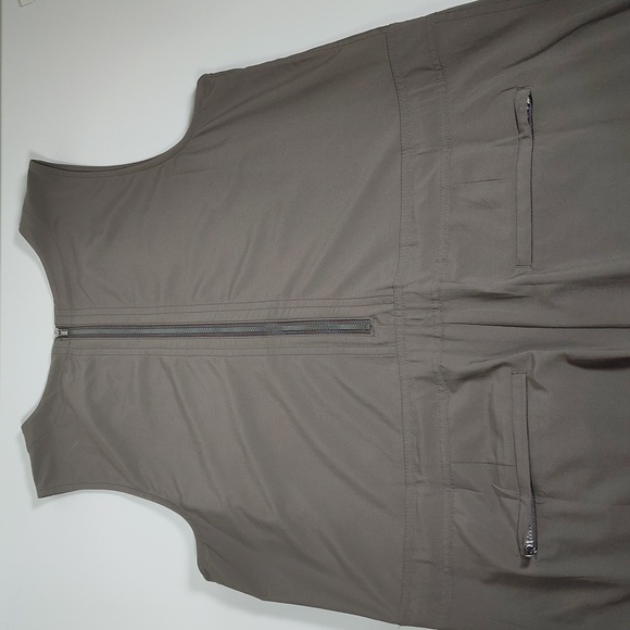 Athleta Topanga lightweight sleeveless jumpsuit olive green M - Picture 10 of 13